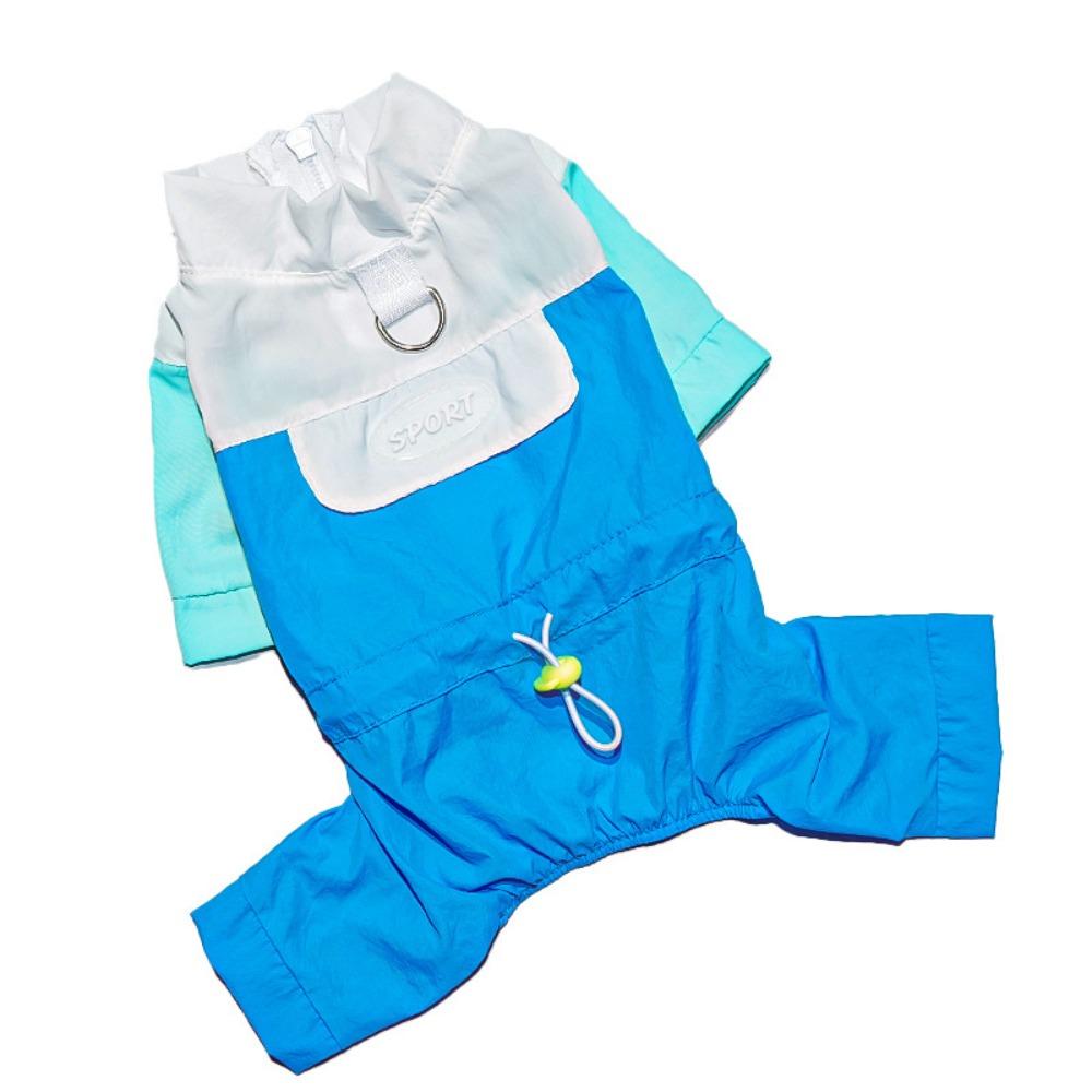 

Легкие комбинезоны для щенков Милые собачьи подтяжки Одежда для домашних питомцев на четвереньках Пуловер для питомца Кот XS синий