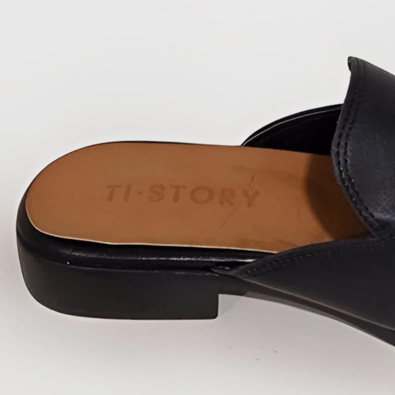 Melting Brown Men S Bloper With Gold Decoration Office SlipperS