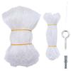 Katzennetz Transparent 4x3 m Nylon