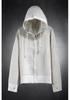 Men's European Mesh Knit Hooded Cardigan Sweater – Sun Protection & Long Sleeve