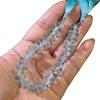Faceted Natural Aquamarine Teardrop Beads (4x8mm, 18cm) for DIY Jewelry