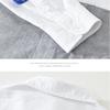 Langarmhemd für Herren im koreanischen Stil Frühling/Herbst Reine Baumwolle Lässige Oberteile Neue Mode Herrenbekleidung Patchworkhemd Jugend