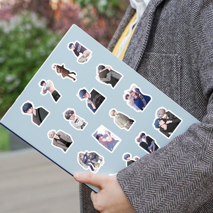 100 Korean Manga Sticker Sheets: Waterproof, Perfect for Journals, Water Bottles, and Phones