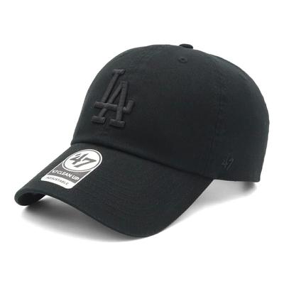 47Brand Cap Clean Up MLB Logo LA Black Black 47 CLEAN UP
