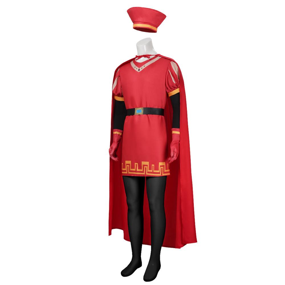 Monster Shrek 4D Maximus Farquod Lord cosplay costume Halloween cosplay costume