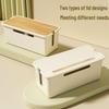 Power Strip Storage and Cable Organizer Box
