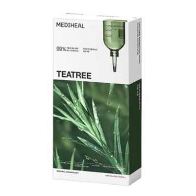 Pack de 10 Masques Essentiels à l'Arbre à Thé Masque en Tissu Apaisant et Contrôle du Sébum