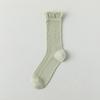 Women's Summer Thin Mesh Breathable Lace Cylinder Ballet Wind Loose Mouth Boneless Mooncake Stack Socks