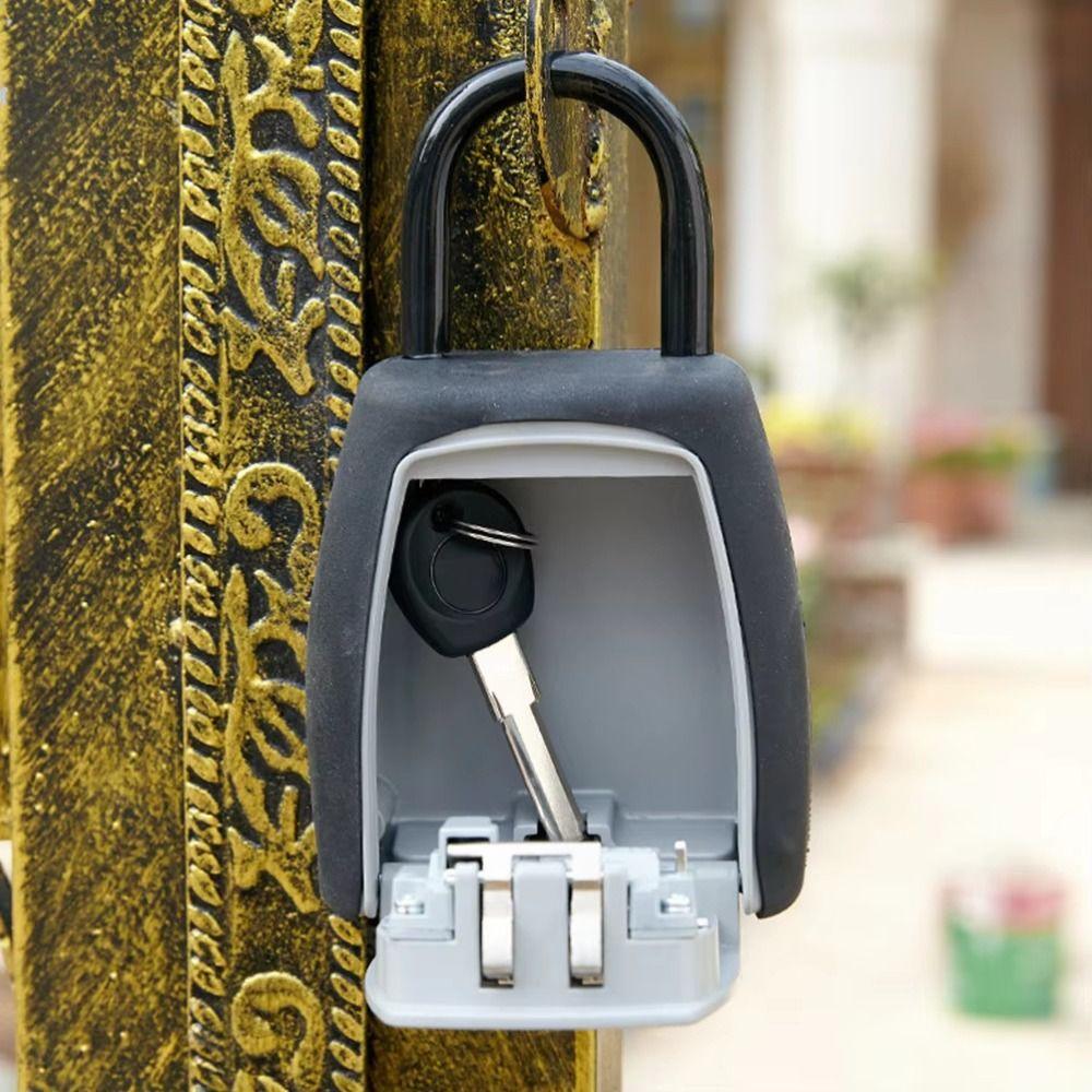 Mechanical Coded Lock Wall Mount Key Storage Box Combination Key Storage Box  Construction Sites