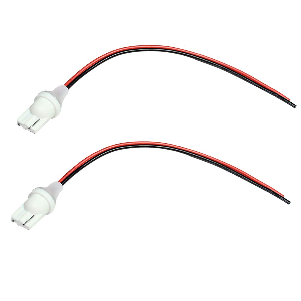 

YUNPICAR T10 Headlight Assembly Male Socket Plug Adapter Perfect for Turn Signals Brake Lights t10 male socket