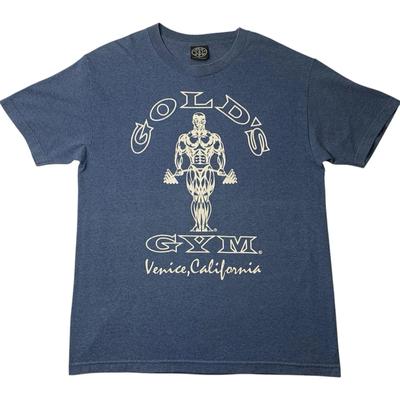Maglietta Vintage Gold’s Gym da Uomo Bodybuilding Allenamento Fitness Muscoli S-5XL