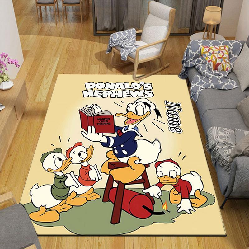 Custom 1Pc Donald Duck'S Garden Fun Rug Office Carpet Indoor Outdoor Entrance Doormat Nonslip Soft And Comfortable Living Room D91637