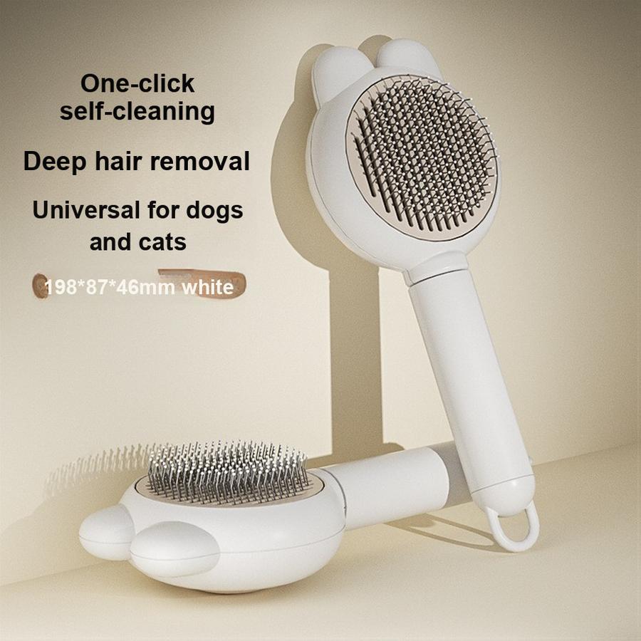 Rabbit Ear Comb Pet Grooming Brush for Cats and Dogs, Hair Removal Massage Tool Cat Licking Device Source Factory Agent Sales
