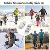 Ice Claw Non-Slip Shoe Covers Outdoor Ice Snow Boot Cleats for Enhanced Traction And Grip