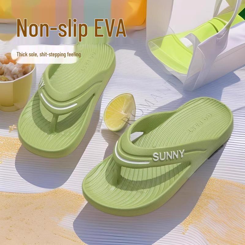 Chanclas de Verano Antideslizantes EVA Squishy para Mujer y Hombre 2025