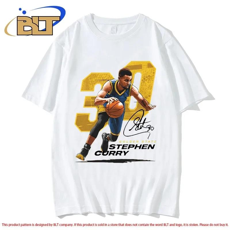 Stephen Curry Fan Clothing Summer Adult Short-sleeved Fashionable T-shirt Sports Tops for Ventilate Men and Women
