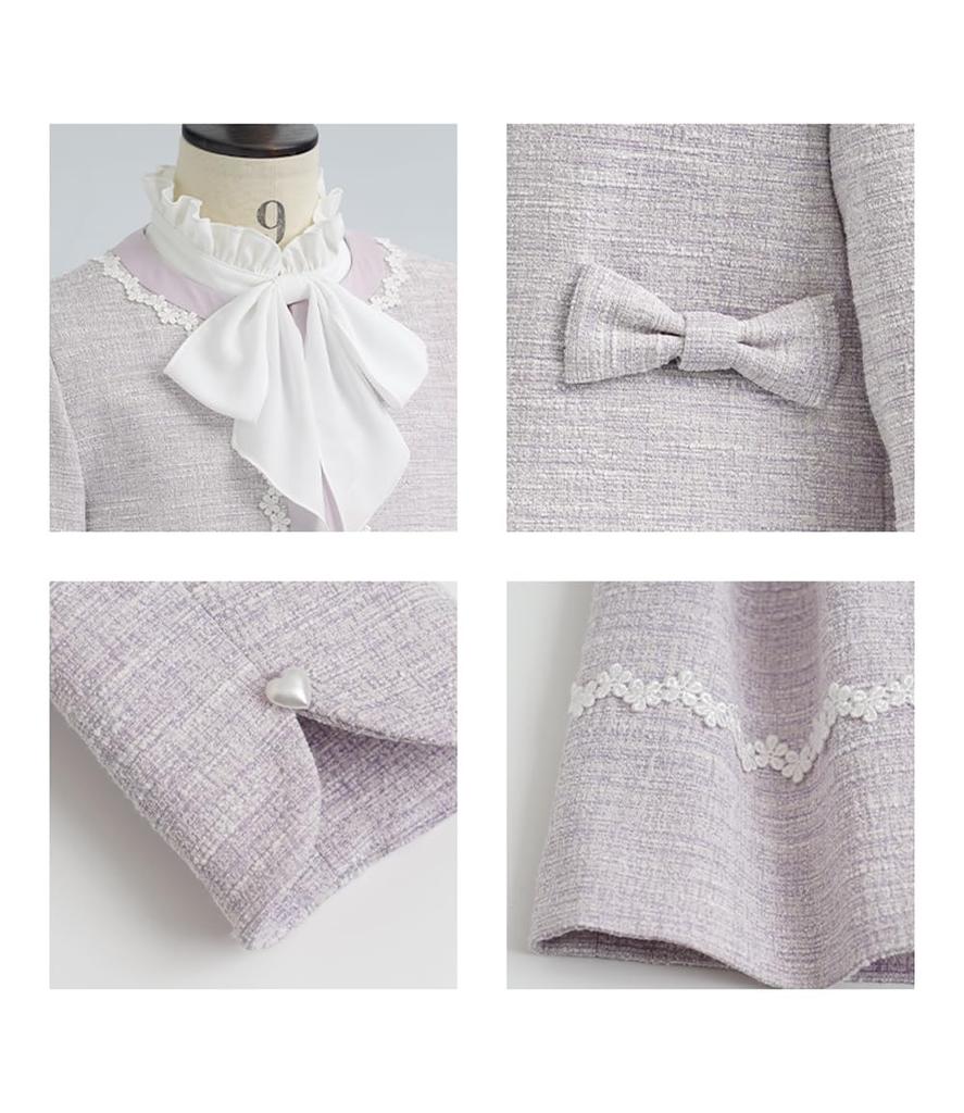 School entrance elementary school Vanessa set of jacket blouse ribbon 120cm [Arisana] ceremony, girl's suit, children's clothing, formal, (3-piece +