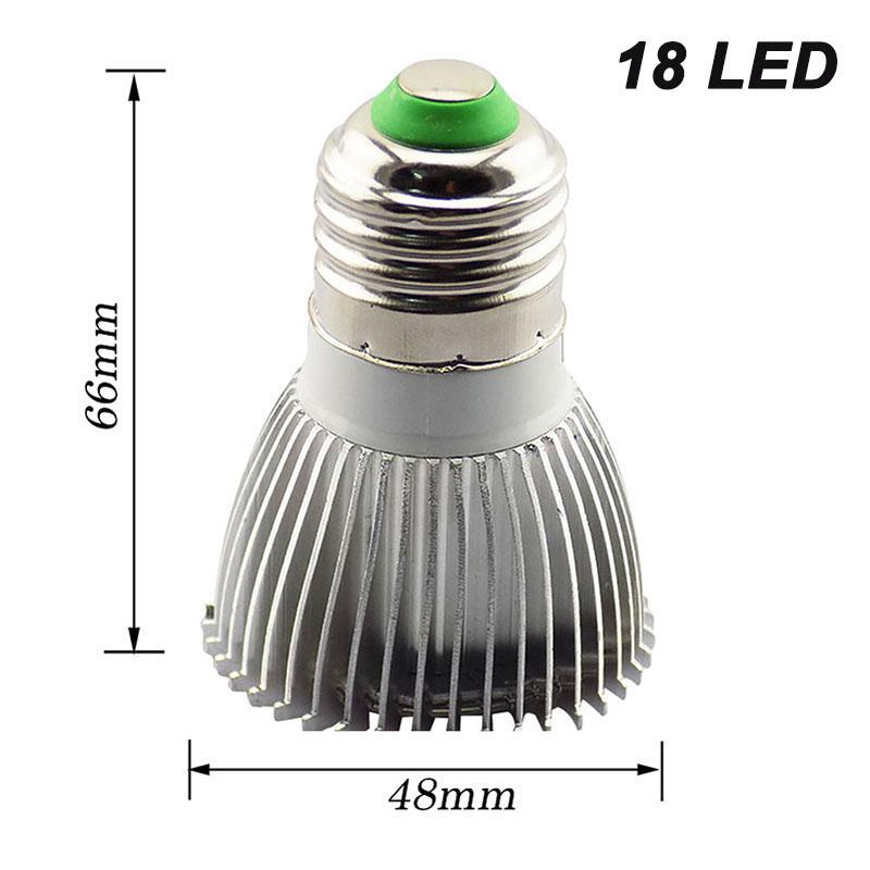 5pcs Plant Grow Lights Full spectrum 28 18 LED Bulb Growing Light Lamp for plants flower  vegetable greenhouse Hydroponics a2