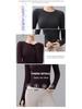 Thickened Seamless Women's Long Sleeve Yoga Top - Slimming, Breathable Round Neck for Autumn & Winter.