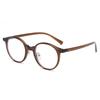 High-Quality Vintage Round Temple Frames Anti-blue Light Protectiv Eyeglasses Frame For Myopia -0.5 -0.75 -1.0 -1.5 -2.0 To -6.0
