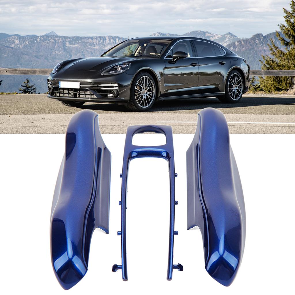 Key Fob Cover Car Remote Control Key Protective Shell for Panamera Cayenne 911 Taycan Blue