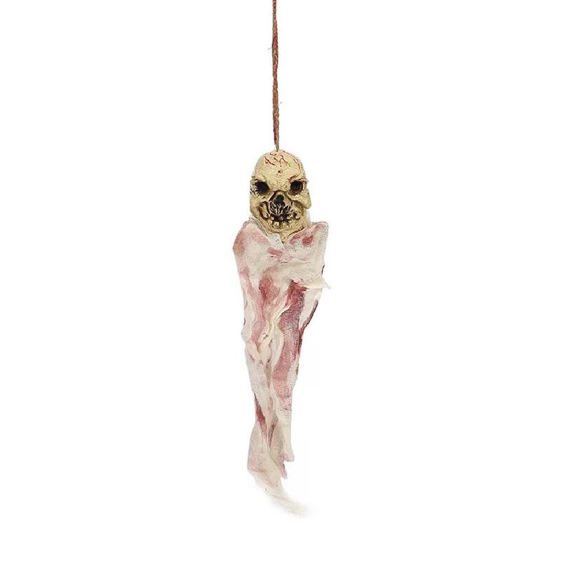

Skull Halloween Ghost Head Hanging Decoration Spooky Parties Haunted House Prop Style 1