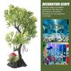 Fish Tank Simulation Tree Aquarium Decoration Realistic Plastic Aquarium Tree Decor Aquatic Landscape Ornament for Home Office