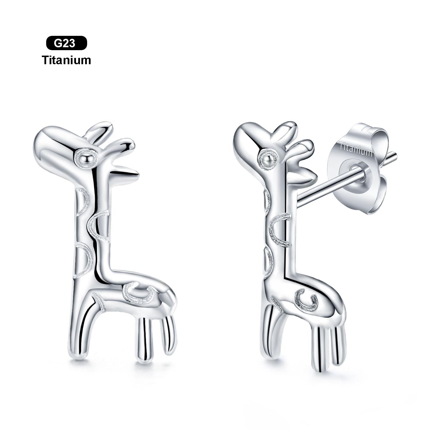 

Титановые серьги-пусеты класса имплантации G23 для чувствительных ушей, серьги-пусеты с застежкой-гвоздиком для пирсинга хряща, мочки уха для женщин, девочек, детей