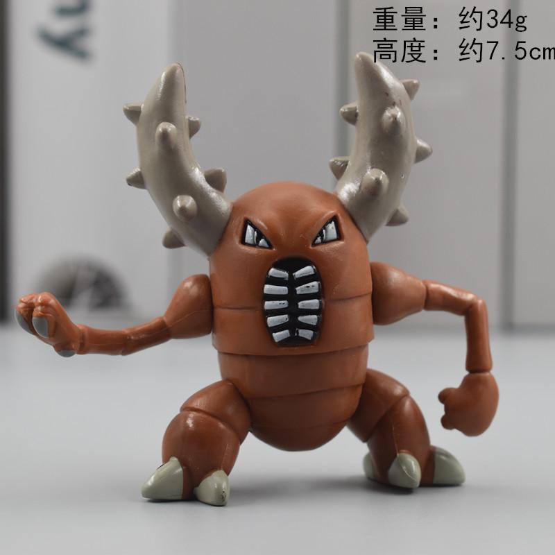 Cartoon Anime Figure Gengar Eevee Fuecoco Koraidon Psyduck Pikachu Desk Decoration PVC Model Doll Toys