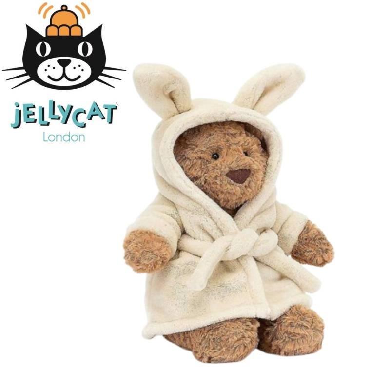 Adorabile Accappatoio Orso Peluche Giocattolo Morbido Bambola Confort Ideale Per Bambini E Adulti