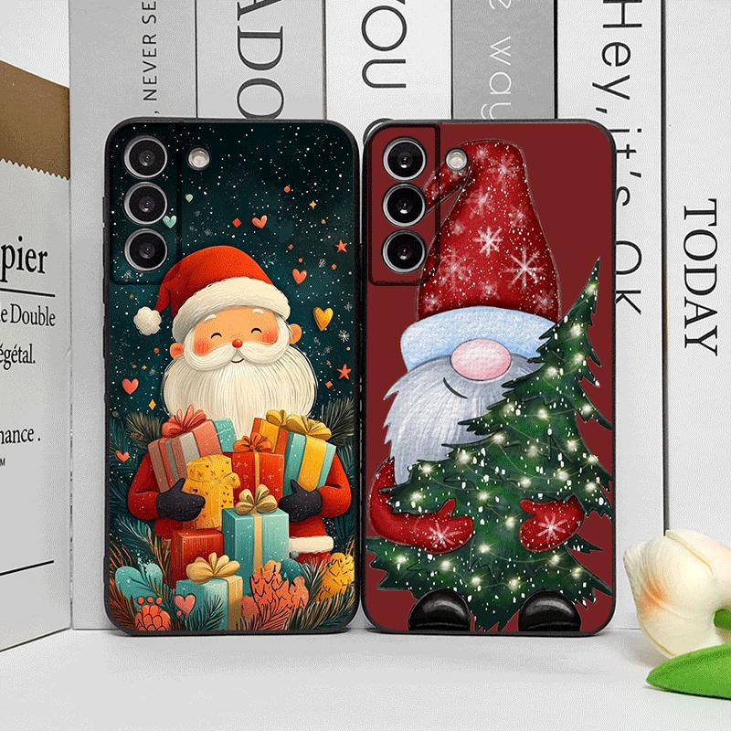 Merry Christmas Tree Santa Claus Pattern Phone Case for Honor Huawei 400 200 100 PRO 80 90 70 Lite X9 X8 Magic 7 6 5 Pro Covers