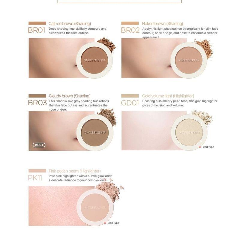 The Saem Saemmul Single Blusher - 22 Colors