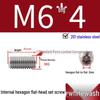201 Stainless Steel Headless Set Screw - Flat End Socket Screw