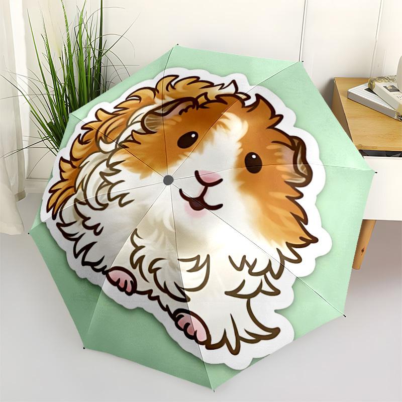 

1pc Guinea Pig, Pet Automatic Folding Umbrella & Self-Folding Canopy - Heavy-Duty 8-Rib Iron Frame, Birthday, Valentine s Gift yy251231054