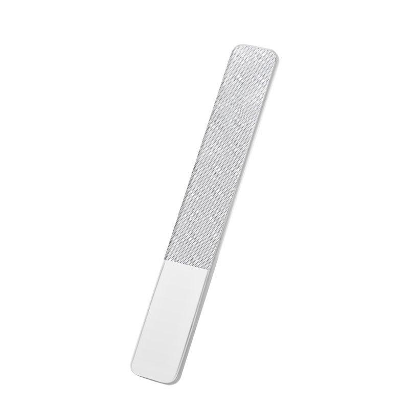 3pcs Set of Nano-glass File Polished Strip Nail File Box Transparent Manicure Trim Strip Manicure Tools