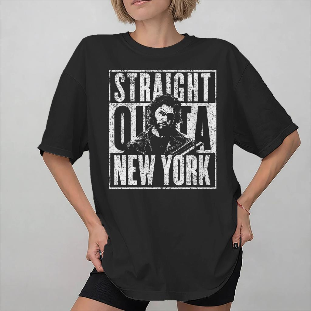 Unisex Women Graphic Printed Escape From New York Snake Plissken T Shirt Tee Cotton Tshirts Clothes