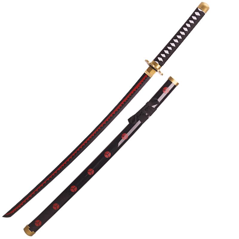 One Piece Zoro Cosplay Wooden Swords: Shusui, Sandai Kitetsu, Yubashiri, 104CM Décor