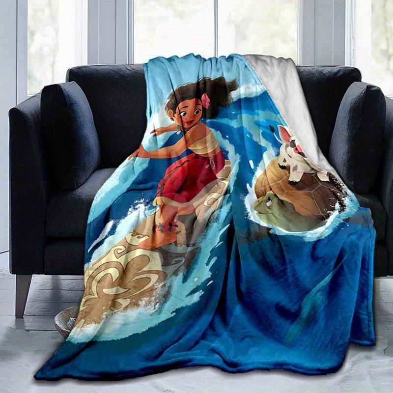 1pc, Moana's Adventure: Soft & Cozy Home Decor Blanket Perfect for Couch, Bed, Travel, Camping, Car, Beach, Office Nap Gift Idea