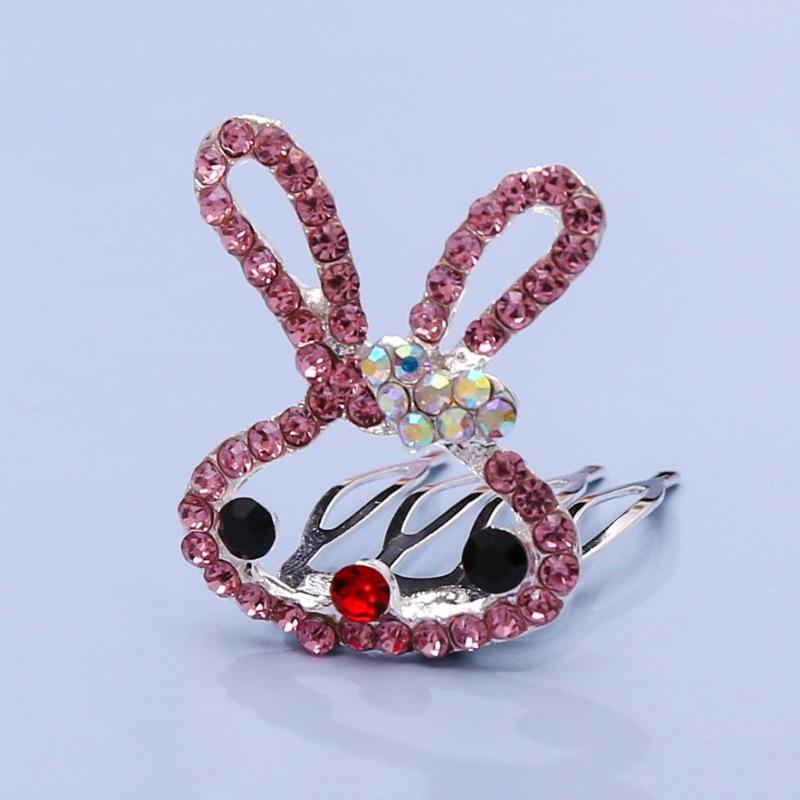 Crown Tiara Children's Princess Rhinestone Crown Hair Comb, Little Girl Birthday Gift Baby Hair Accessories Comb Accessories