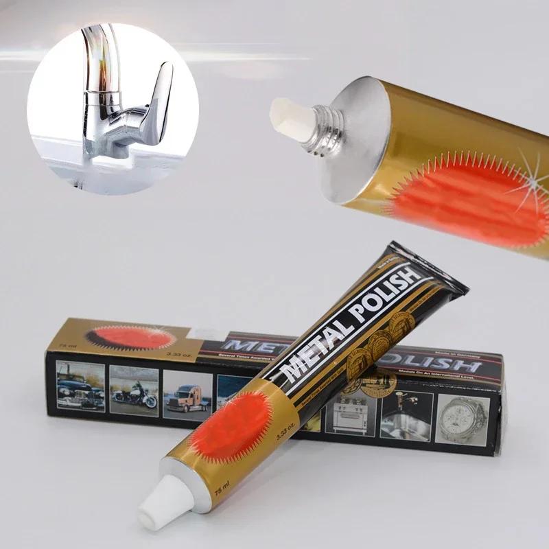 75ml 100g/50g Krem Bıçağı Makinesi Parlatma Cila Aynası Metal Paslanmaz Çelik Saat Parlatma Macunu Metal Parlatıcı Pas Sökücü