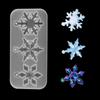 DIY Crafts Hanging Silicone Pendant Epoxy Resin Mold Christmas Gift Snowflake Resin Molds