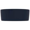 Luxurious Round Wash Basin Matte Dark Blue 40 X 15 Cm Ceramic