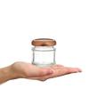 BottleFactory SS-80ST 80ml 53RTS-D Bronze Cap Jam Jars, Glass Storage Jars, Set of 5, Made in Japan