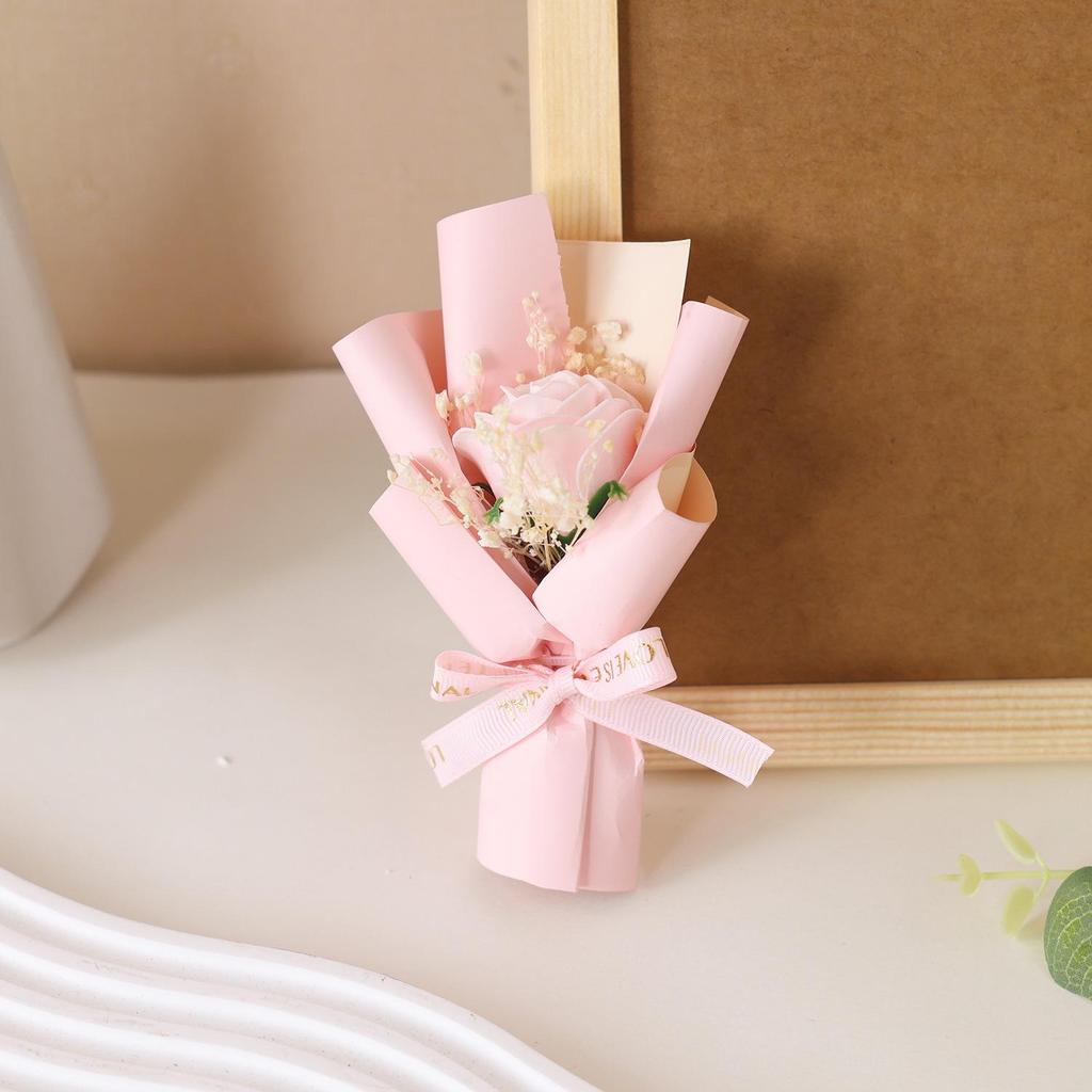 Car Bouquet Gift: Artificial Rose Soap Flowers for Girlfriend, Bestie, or Mom - Perfect for Christmas or Birthday!
