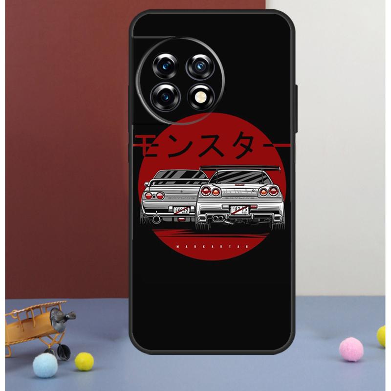 Japan JDM Car Cover For OnePlus Nord CE 4 2 3 Lite N20 N30 9 10 Pro 8T 9RT 10T 11 OnePlus 13 12 R Case OnePlus 13