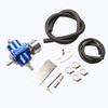 Black Blue Red Silver 0-140PSI Universal Car Fuel Pressure Regulator with Gauge Adjustable Oil Pressure Regulator