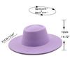 Hot autumn and winter imitation wool hat top hat small concave top felt hat