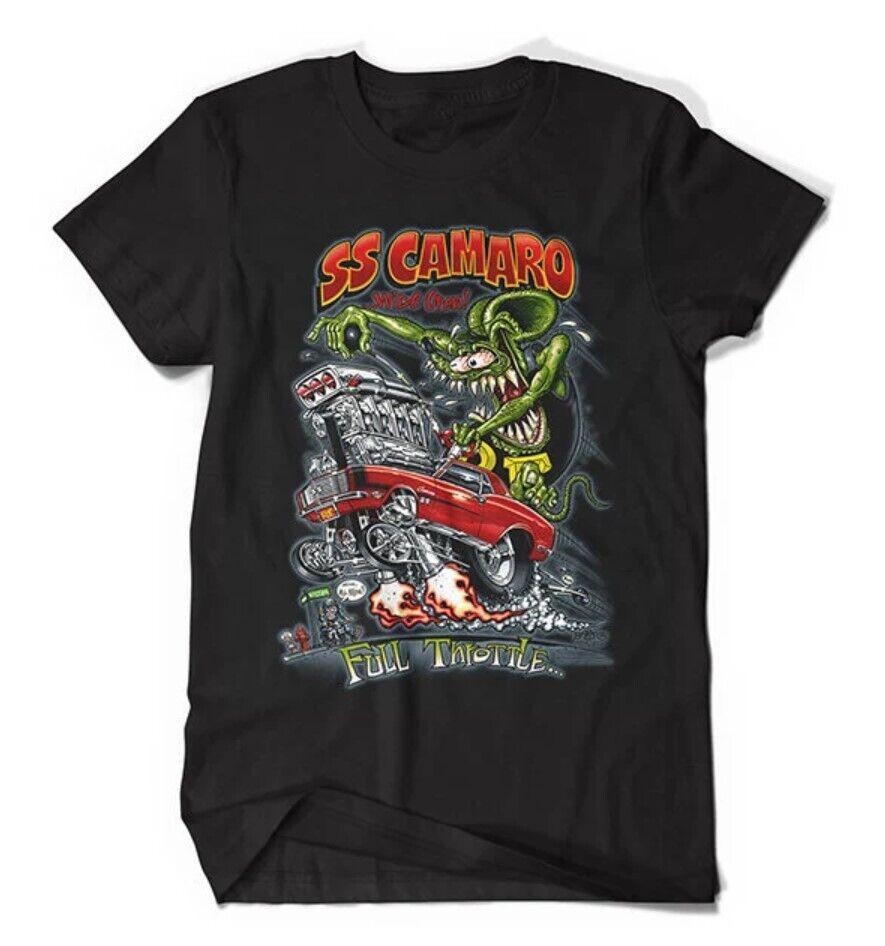 New Rat Fink Ss Camaro Unisex Tee Shirt Short Sleeve Men Women All Sizes Unisex T-Shirt XXXXL