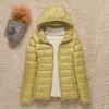 Women Winter Coat New Ultra Light White Duck Down Jacket Slim Women Winter Puffer Jacket Portable Windproof Down Coat