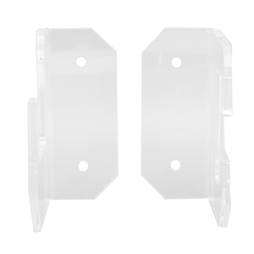 Samurai Sword Holder Horizontal Wall Mount Acrylic Sword Rack Flat Blade Display Stand with Screws